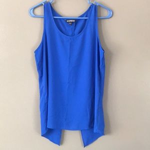 Express slit back tank top